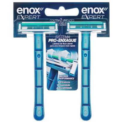 Imagem do produto  Enox Expert - Aparelho de Barbear (2 Unidades)