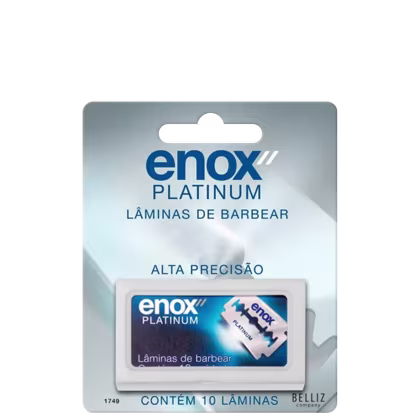 Imagem do produto Enox Platinum - Lâmina de Barbear (10 Unidades)