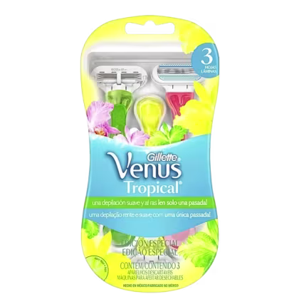 Imagem do produto Gillette Venus Tropical - Aparelho Depilatório (3 Unidades)