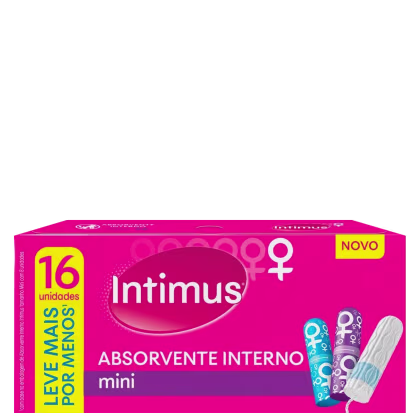Imagem do produto Intimus Mini - Absorvente Interno (16 Unidades)