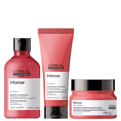 Imagem do produto 
Kit L'Oréal Professionnel Serie Expert Inforcer Trio Care (3 Produtos)