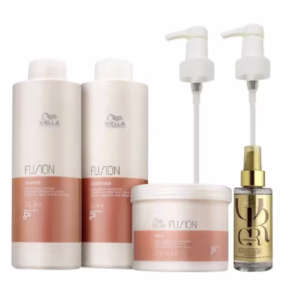 Imagem do produto Kit Wella Professionals Fusion Squad + Válvulas Pump (4 Produtos)