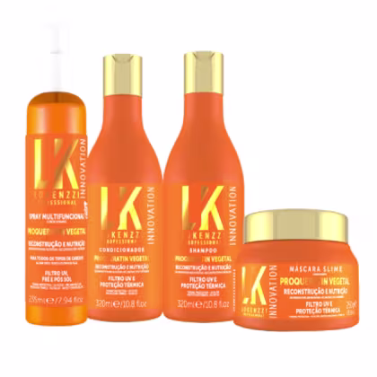 Imagem do produto Kit Lokenzzi Proqueratin Vegetal Completo (4 Produtos)