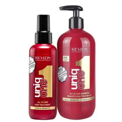 Imagem do produto Kit Revlon Uniq One Leave-in 150ml + Shampoo 490ml