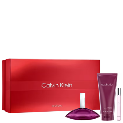 Imagem do produto Conjunto Euphoria for Women Calvin Klein Feminino - Perfume Eau de Parfum 100ml + Body Lotion 200ml + Travel Size 10ml