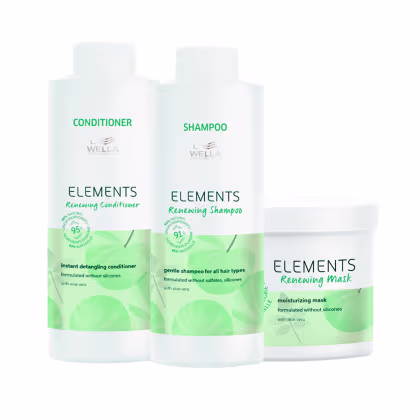 Imagem do produto Kit Wella Professionals Elements Renewing Treatment Trio Salon (3 Produtos)