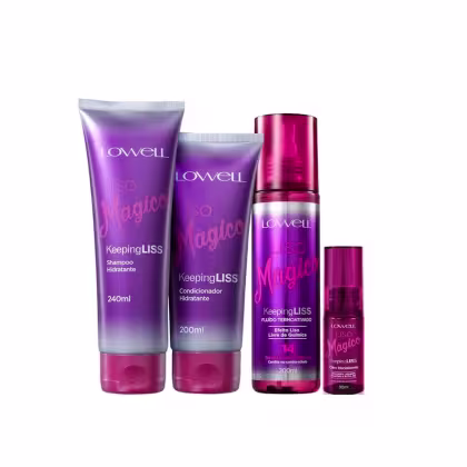 Imagem do produto Kit Lowell Liso Mágico Completo (04 Produtos)