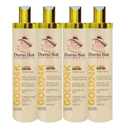 Imagem do produto Kit Dama Hair Gold 24K (4 Produtos)