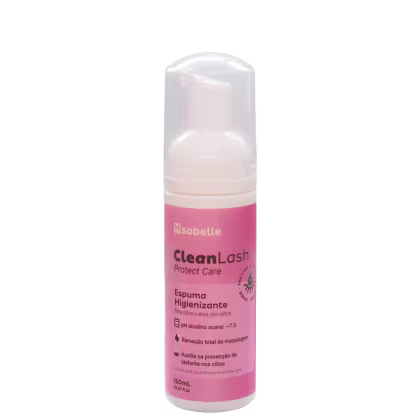 Imagem do produto Sobelle Espuma de Limpeza Mousse Higienizante Facial e Cílios Protect Care 150ml Ph 7,0