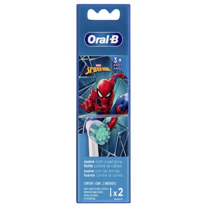 Imagem do produto Refis Para Escova Elétrica Oral-B Spiderman 2 Unidades