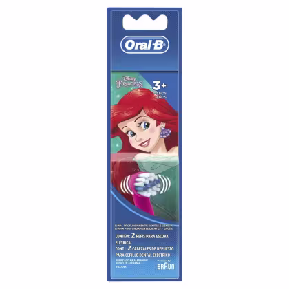 Imagem do produto Refil Escova Elétrica Oral-B Princess Disney 2 Unidades