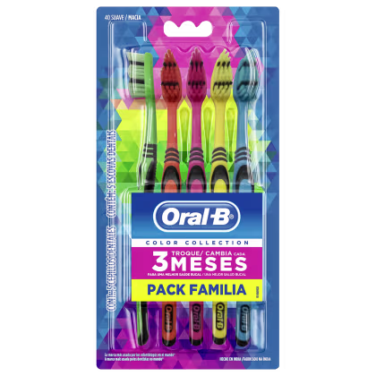 Imagem do produto Escova Dental Oral-B Color Collection Pack Familiar
