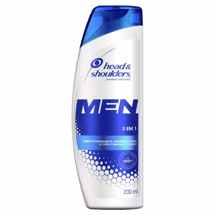 Imagem do produto Shampoo Head & Shoulders Men 3 em1 200ml
