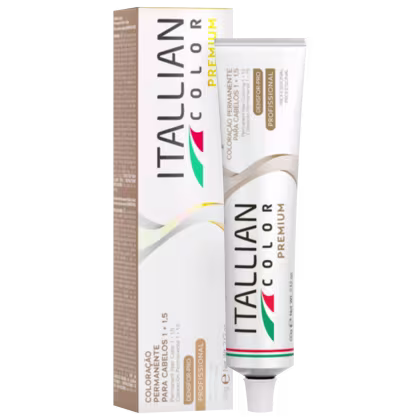 Imagem do produto Itallian Hairtech Color Premium Louro Escuro Vermelho Violeta 6.62 - Coloração Permanente 60g