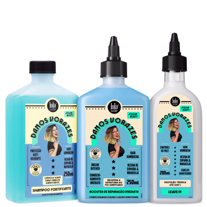 Imagem do produto Kit Lola From Rio Danos Vorazes Trio Care (3 Produtos)