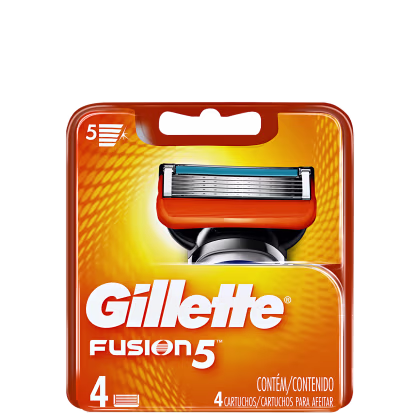Imagem do produto Carga Para Aparelho De Barbear Gillette Fusion5 4 unidades