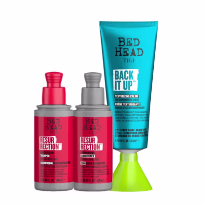 Imagem do produto Kit TIGI Bed Head Resurrection Back It Up MINI (3 Produtos)