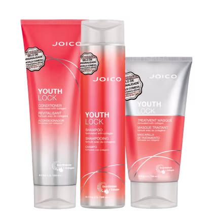 Imagem do produto KIT JOICO YOUTHLOCK - SH 300ML+COND 250ML+MÁSC 150ML