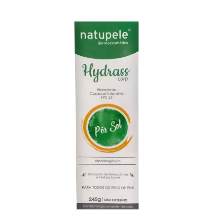 Imagem do produto Natupele Hydrass Corp Pós-Sol FPS 15 - Hidratante Corporal 245g