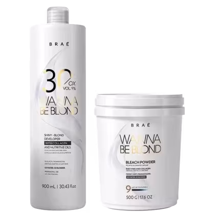 Imagem do produto Kit Braé Wanna Be Blond 30 Volumes (2 Produtos)