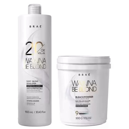 Imagem do produto Kit Braé Wanna Be Blond 20 Volumes (2 Produtos)