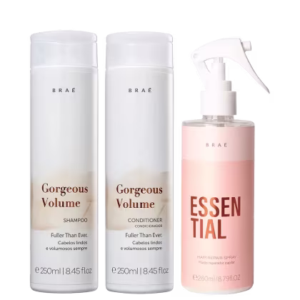 Imagem do produto Kit Braé Gorgeous Volume Essential Hair Repair (3 Produtos)