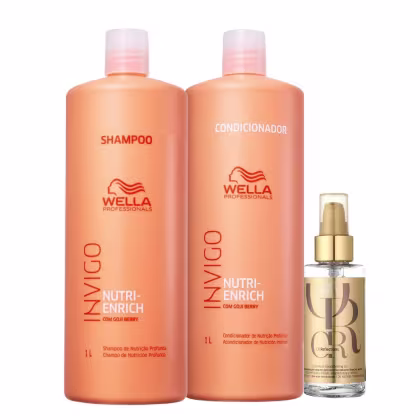 Imagem do produto Kit Wella Professionals Invigo Nutri-Enrich Shine Trio (3 Produtos)