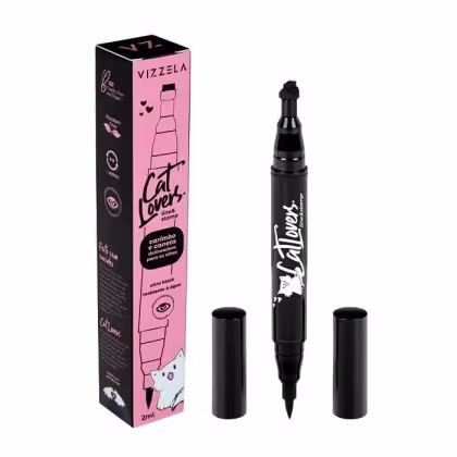 Imagem do produto Vizzela Cat Lovers Line & Stamp - Caneta Delineadora 2ml