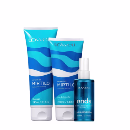 Imagem do produto Kit Lowell Extrato de Mirtilo + Ends (3 Produtos)