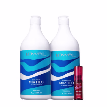 Imagem do produto Kit Lowell Extrato de Mirtilo Trio Salon Óleo Mágico (3 Produtos)