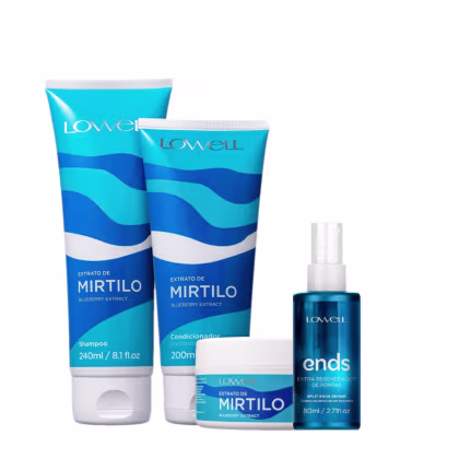 Imagem do produto Kit Lowell Extrato de Mirtilo Home Care Regenerador Hidratante (4 Produtos)