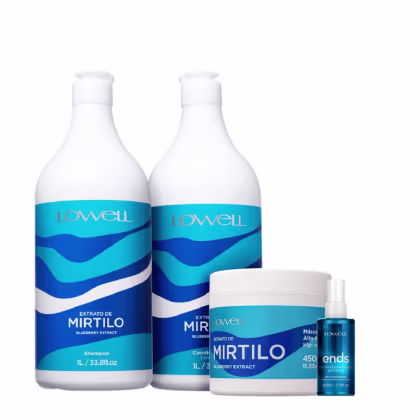 Imagem do produto Kit Lowell Extrato de Mirtilo Salon Regenerador (4 Produtos)