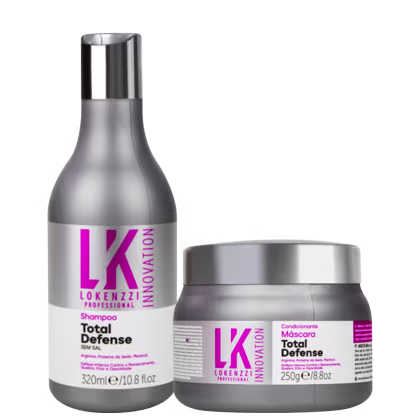 Imagem do produto Kit Lokenzzi Total Defense Tratamento - Shampoo 320ml + Máscara Capilar 250g