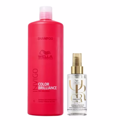 Imagem do produto Kit Wella Professionals Invigo Color Brilliance Oil Reflections Light (2 Produtos)
