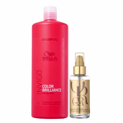 Imagem do produto Kit Wella Professionals Invigo Color Brilliance + Oil Reflections (2 Produtos)