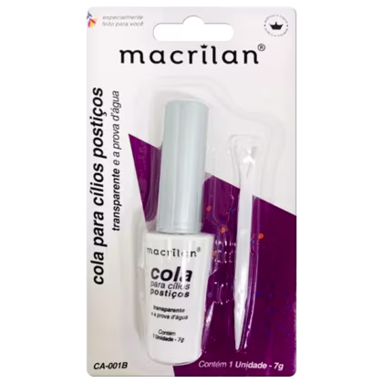 Imagem do produto Macrilan Transparente - Cola para Cílios Postiços 7g