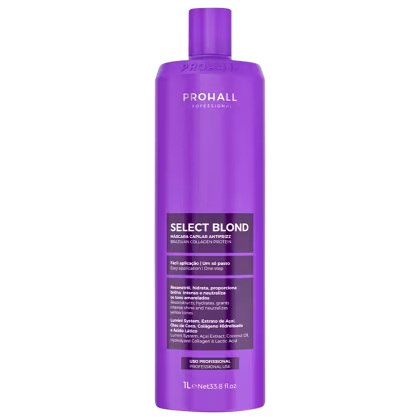 Imagem do produto Prohall Cosmetic Select Blond Realinhamento Térmico - Máscara de Tratamento 1L