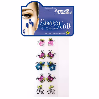 Imagem do produto Kit Arte Sedução Strass Nail (10 Unidades)