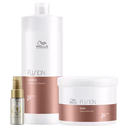 Imagem do produto Kit Wella Professionals Fusion Salon +Oil Reflections Light Trio (3 Produtos)