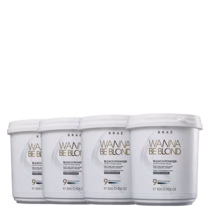 Imagem do produto Kit Braé Wanna Be Blond - Pó Descolorante 4x500g
