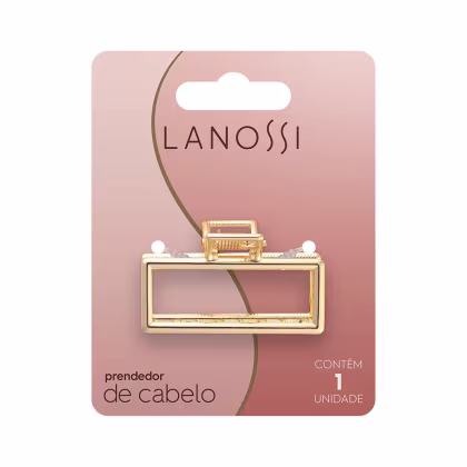 Imagem do produto Lanossi Gold Metal Média - Prendedor de Cabelo