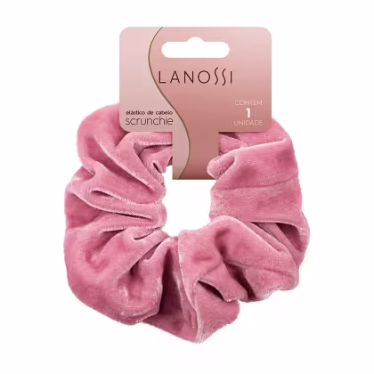 Imagem do produto Lanossi Rosé Velvet - Elástico de Cabelo Scrunchie