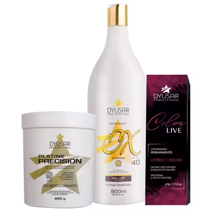 Imagem do produto Kit Dyusar Cores Vibrantes 7.7 OX 40 (3 Produtos)