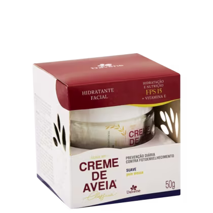 Imagem do produto Davene Creme de Aveia Suave FPS 15 - Hidratante Facial 50g