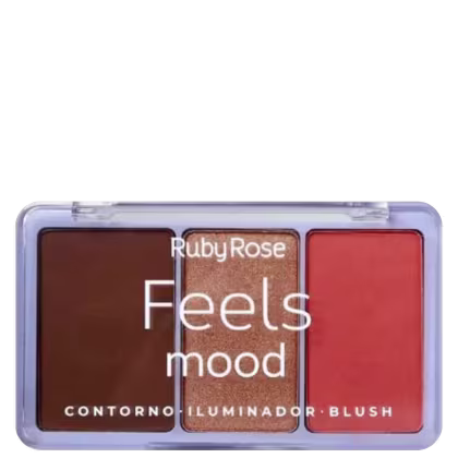 Imagem do produto Ruby Rose Feels Mood Cinnamon, Starlight & Paradise - Paleta de Maquiagem 10g