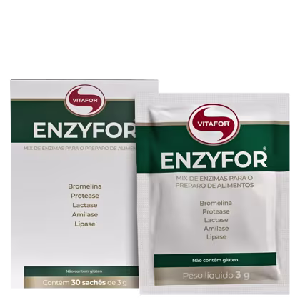 Suplemento Alimentar Vitafor Enzyfor, 30 sachês.