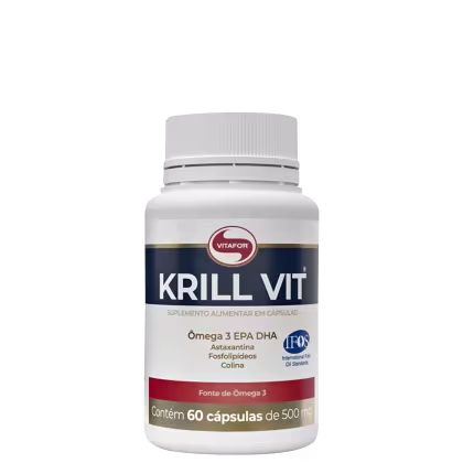 Suplemento Alimentar Vitafor Krill Vit, 60 cápsulas.