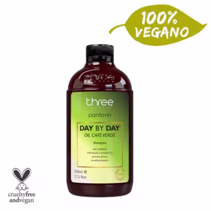 Imagem do produto Three Therapy Pantovin Day by Day Oil Café Verde - Shampoo 500ml