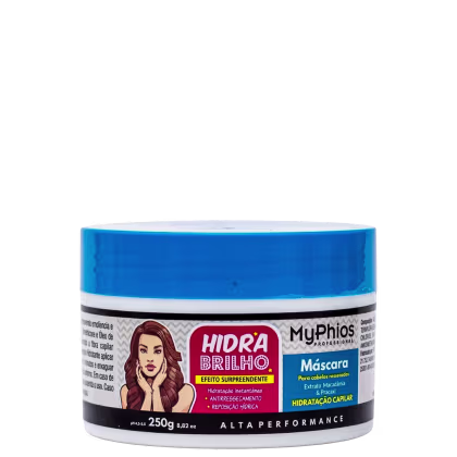 Imagem do produto MyPhios Professional Hidra Brilho Cabelos Ressecados - Máscara Capilar 250g