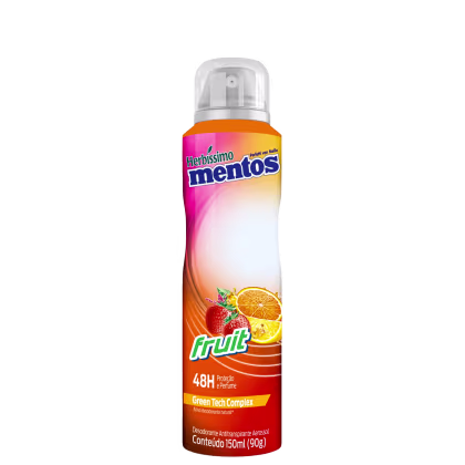 Imagem do produto Herbíssimo Mentos Fruit - Desodorante Antitranspirante Aerossol 150ml